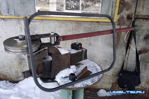 Делаем простой трубогиб для профильных труб - чертеж Делаем простой трубогиб для профильных труб - чертеж