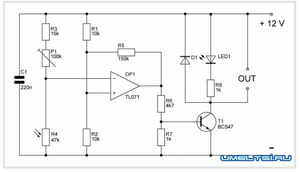 Делаем датчик освещенности