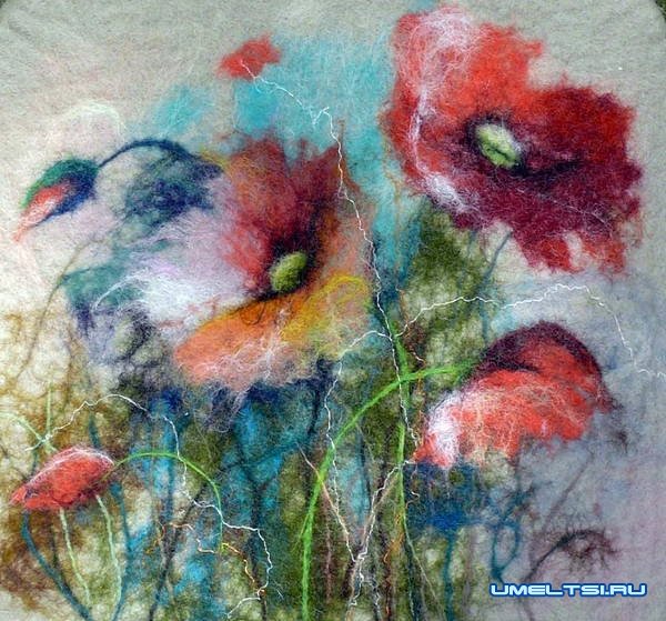 Картины из шерсти Картины из шерсти