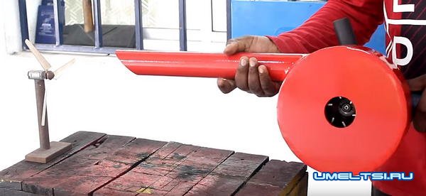 Воздуходувка своими руками из болгарки Воздуходувка своими руками из болгарки