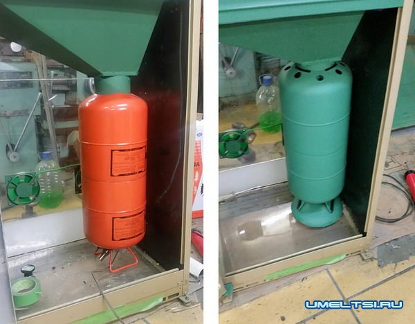 вариант пескоструйной камеры из холодильника вариант пескоструйной камеры из холодильника