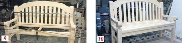 Изготовление скамейки для сада или террасы Изготовление скамейки для сада или террасы