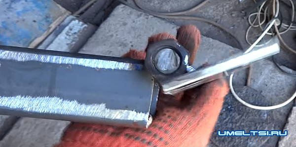 настенные тисы с упором - ход работ