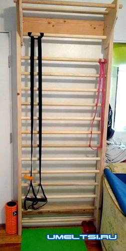 Как сделать шведскую стенку из дерева