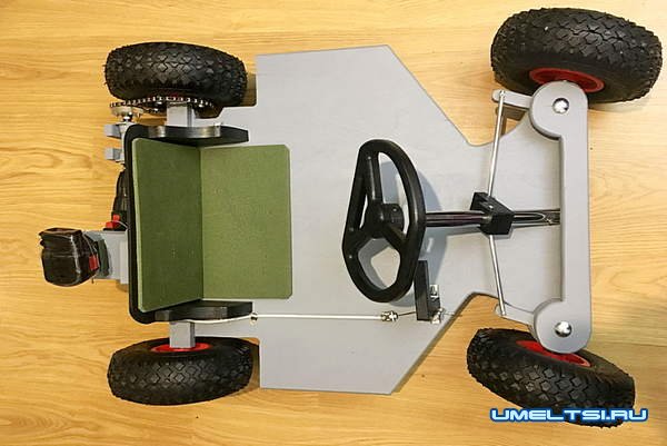 Детский самодельный карт Детский самодельный карт