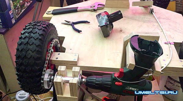 Детский самодельный карт Детский самодельный карт