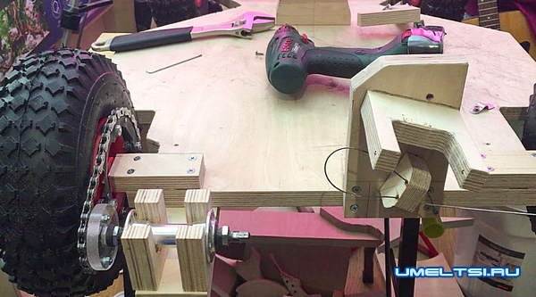 Детский самодельный карт Детский самодельный карт