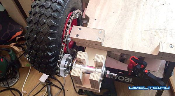 Детский самодельный карт Детский самодельный карт