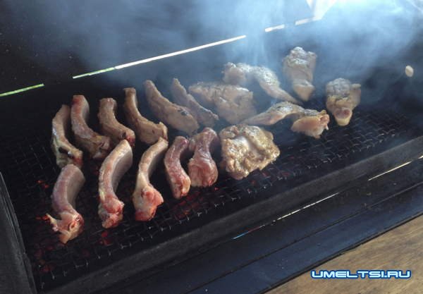 Мангал для барбекю из газового баллона