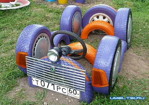 Поделки из шин новинки Поделки из шин новинки