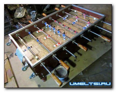 Самодельный “Кикер” – настольный футбол