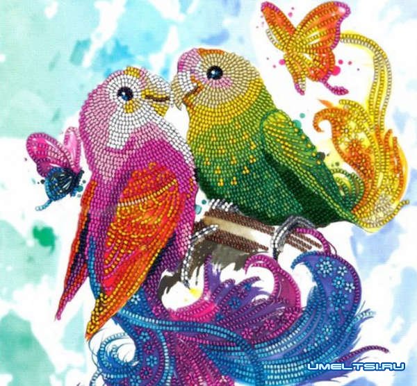 Картина из бисера на клею - идеи