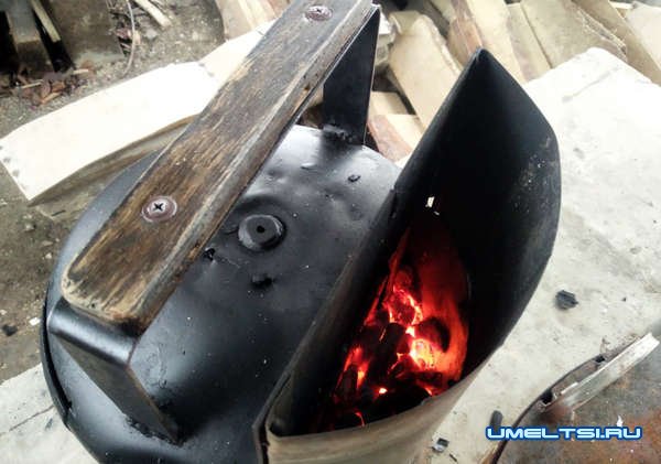 Делаем вертикальны мангал с духовкой