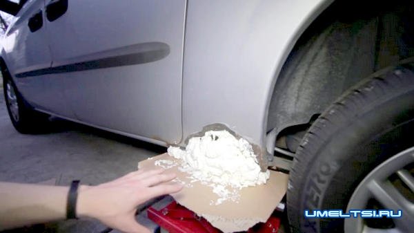 Ржавые дыры в кузове авто