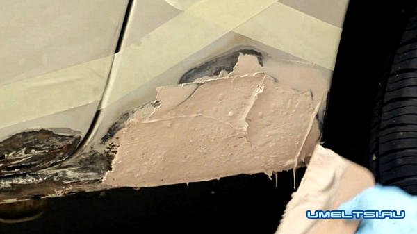 Ржавые дыры в кузове авто