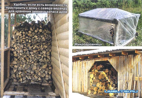 Поленница для дров своими руками Поленница для дров своими руками