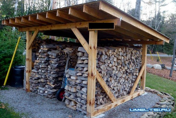 Примеры обустройства полениц Примеры обустройства полениц