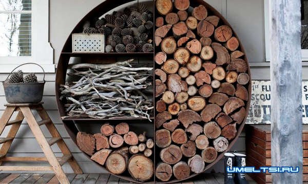 Примеры обустройства полениц Примеры обустройства полениц