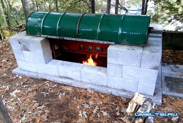 Строим большую печь-барбекю