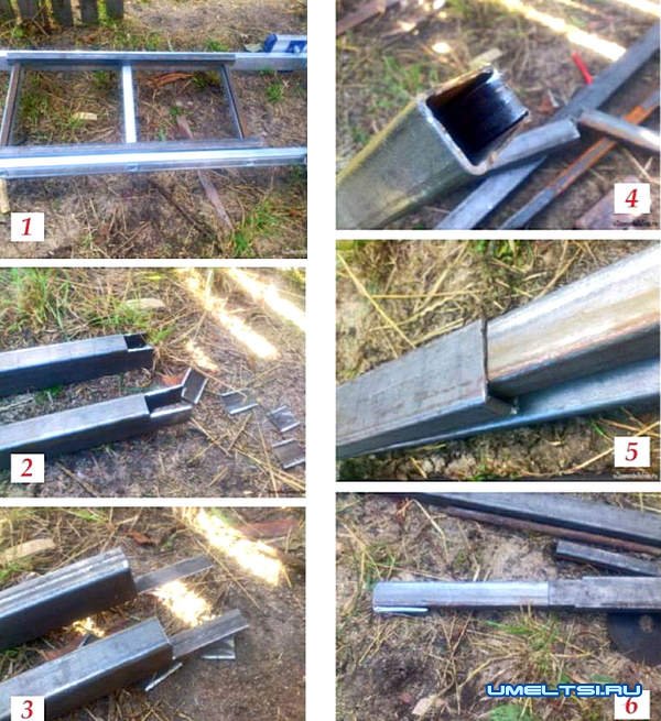 Изготовление садовой лестницы с упором Изготовление садовой лестницы с упором