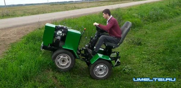 Самодельный мини-трактор переломка Самодельный мини-трактор переломка