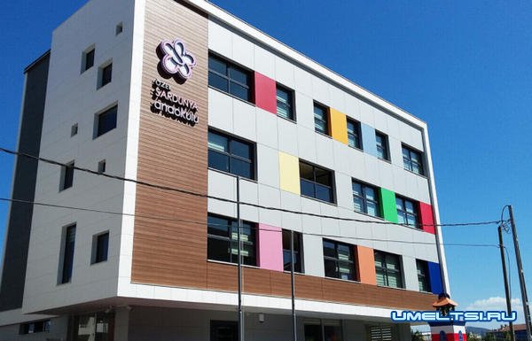 Фасад из фиброцементных панелей Фасад из фиброцементных панелей