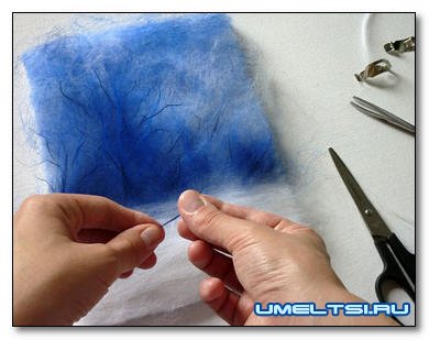 Шерстяная акварель: мастер-класс по изготовлении картины