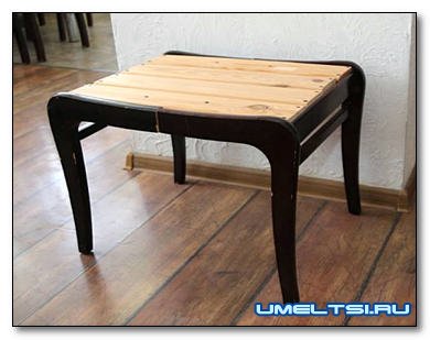 Как сделать кушетку и банкетку из старых стульев