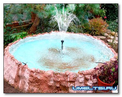 Строим садовый мини-пруд с фонтаном