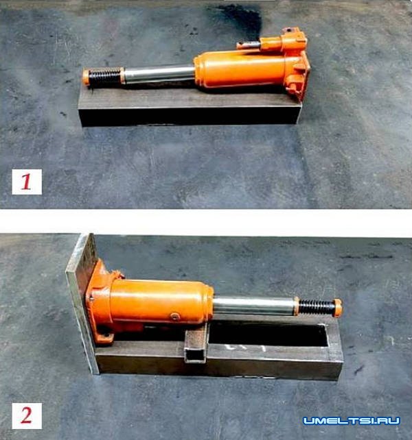 Делаем тиски на базе домкрата