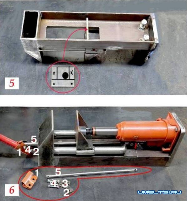 Делаем тиски на базе домкрата