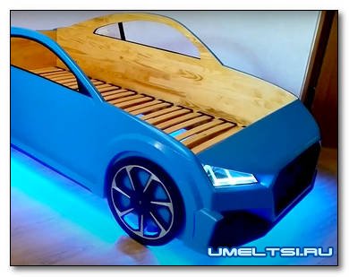 Делаем детскую кроватку в виде машинки