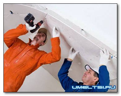 Двухуровневые потолки из гипсокартона: технология, фото