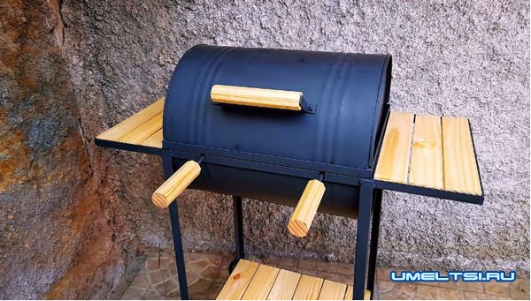 Как селать садовый гриль