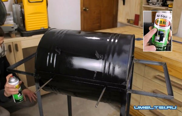 Как селать садовый гриль