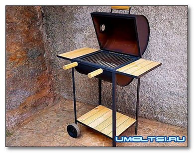 Как сlелать садовый гриль из бочки