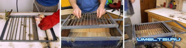 Как селать садовый гриль