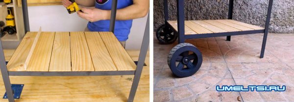 Как селать садовый гриль