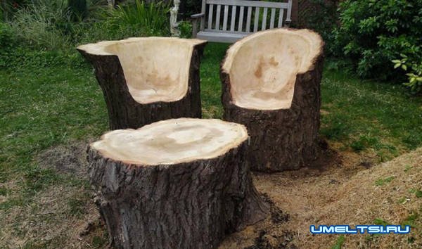 сделать садовую мебель сделать садовую мебель