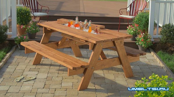 сделать садовую мебель сделать садовую мебель
