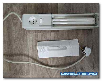 Делаем светильник-переноску с розеткой