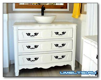 Делаем тумбу в ванную для накладной раковины