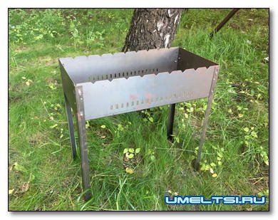 Как сделать самодельный разборный мангал