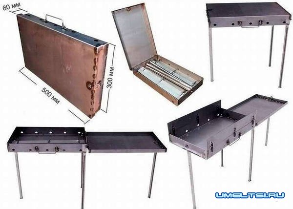 самодельный разборный мангал самодельный разборный мангал