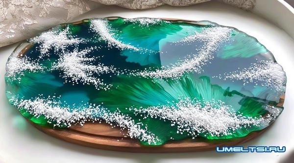 поднос из смолы поднос из смолы