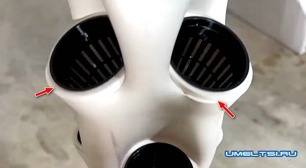 Создание отверстий для сетчатых горшков Создание отверстий для сетчатых горшков