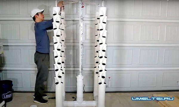 Строительство узла распределения воды Строительство узла распределения воды