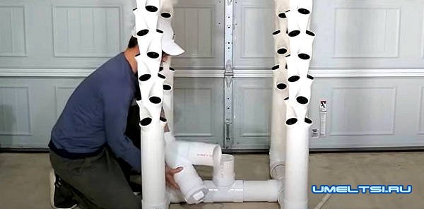 Строительство узла распределения воды Строительство узла распределения воды