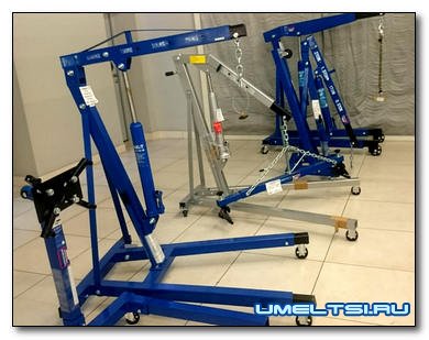 Гидравлический складной кран «Гусь» для гаража